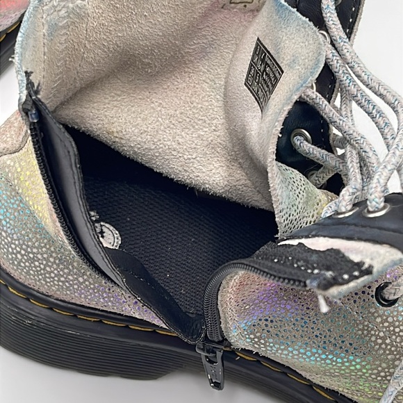 Dr. Martens 1460 Pascal Sparkle Iridescent Suede Boots - EU 36 (US Women’s 5) - Picture 3 of 13